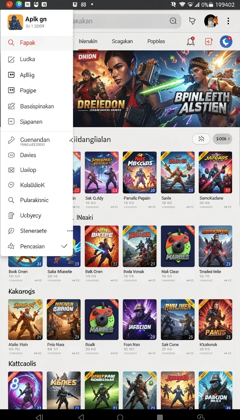 Tampilan utama aplikasi Aplikasi kastil777 Terbaru untuk Android dan iOS yang intuitif dan efisien.