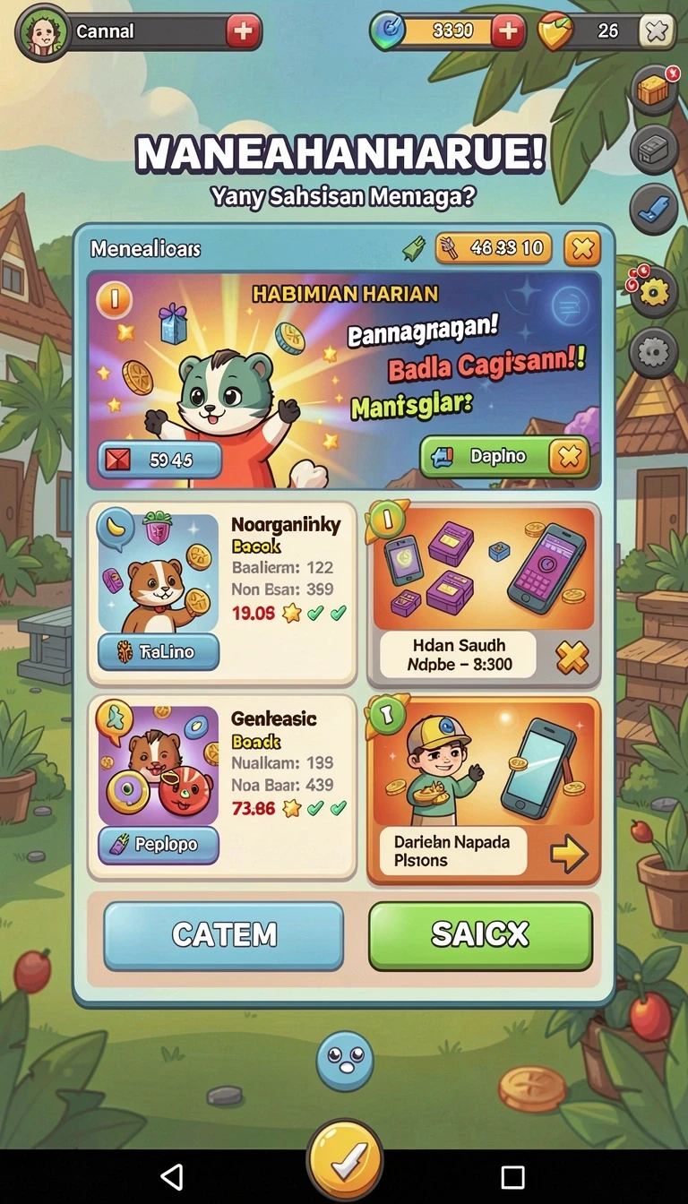 Tampilan utama aplikasi crazydomino APK Terbaru untuk Android Tanpa Iklan yang intuitif dan efisien.