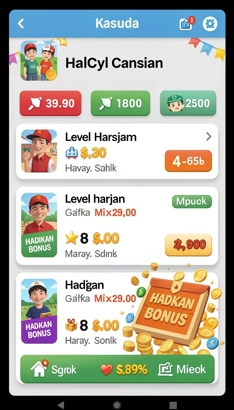 Tampilan utama aplikasi vo777 APK Full Version untuk Android yang intuitif dan efisien.