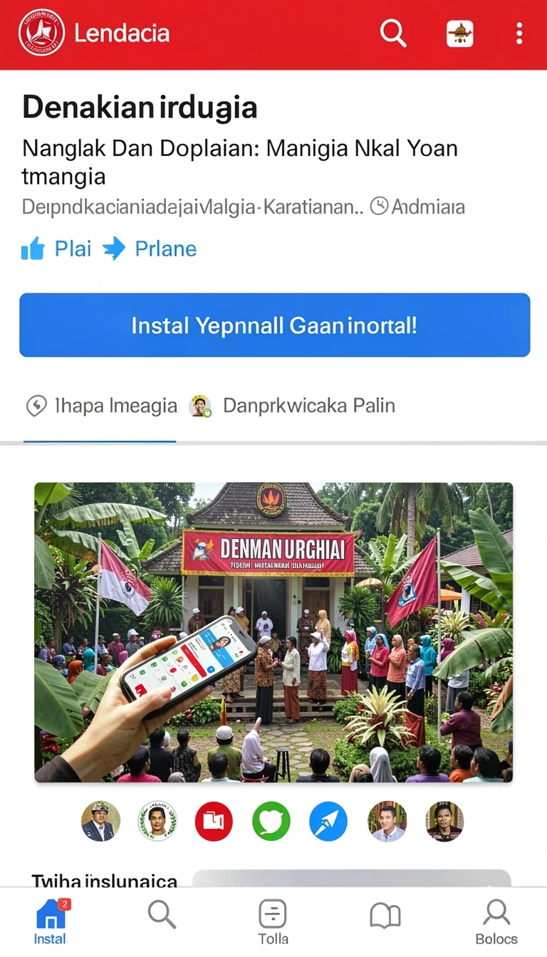 Tampilan utama aplikasi zara4d App: Info, Rating, dan Link Download yang intuitif dan efisien.