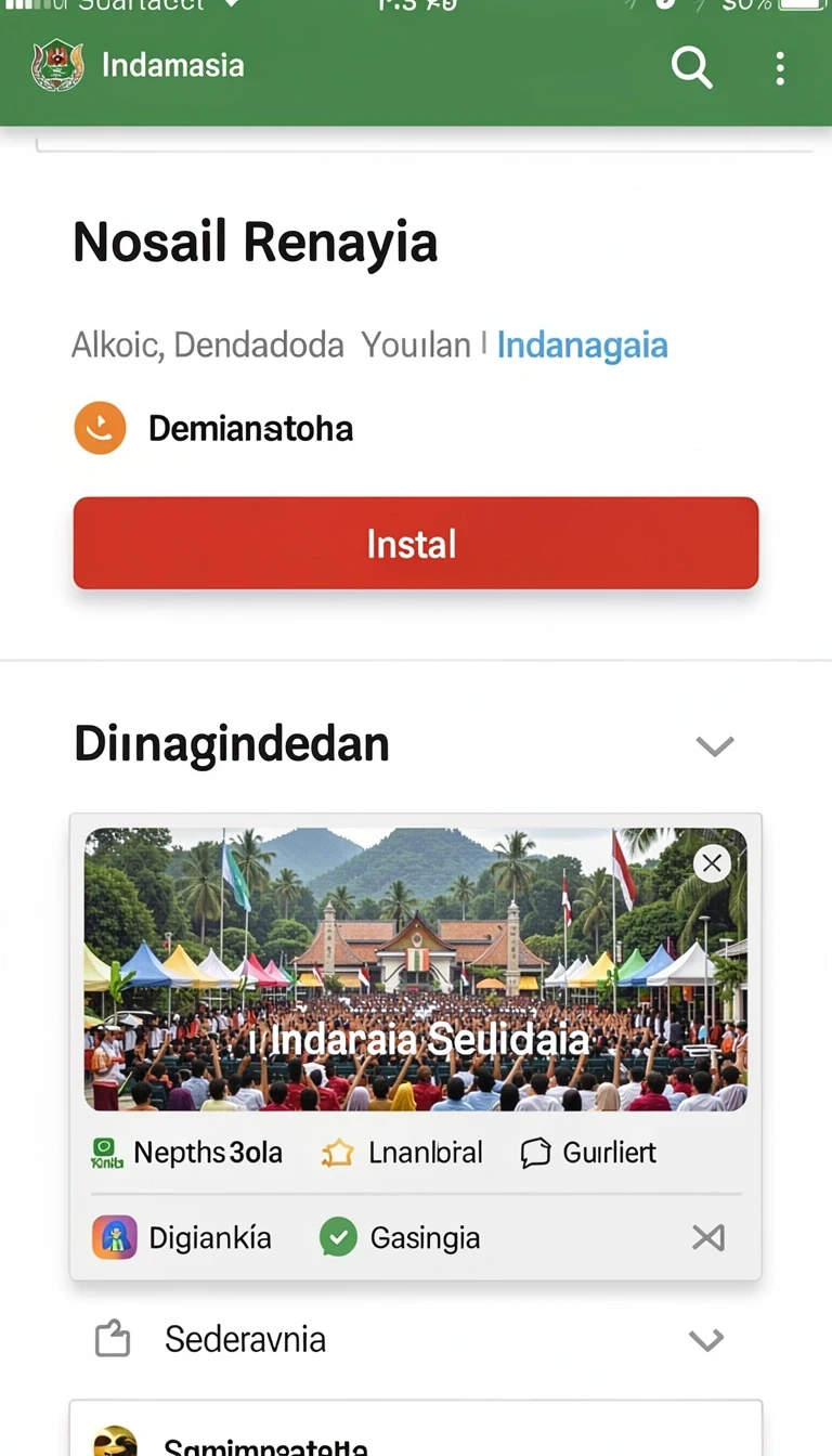 Tampilan utama aplikasi Aplikasi ko857 Terbaru dan Terlengkap yang intuitif dan efisien.