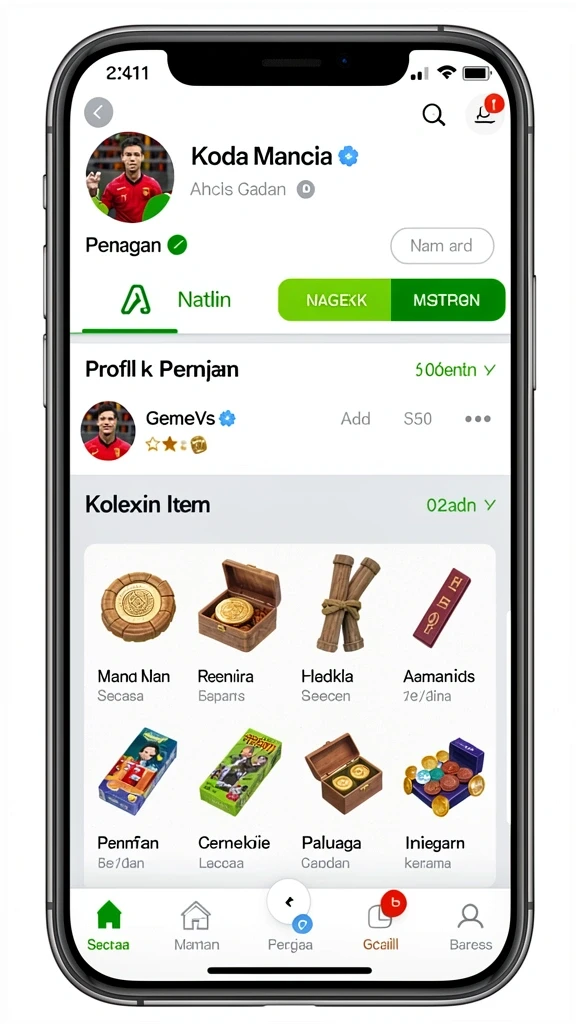 Tampilan utama aplikasi Aplikasi ina777 Resmi: Download dan Instalasi yang intuitif dan efisien.